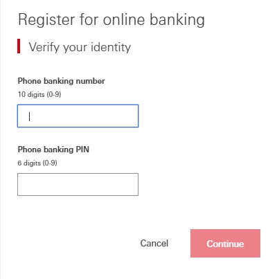 register for online banking
